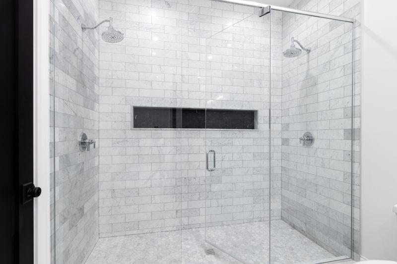 Dual Showerheads in a Spacious Design